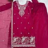 Festive Crunchy Silk Straight Suit