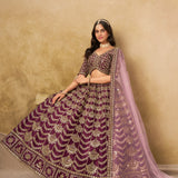 Mehvish Bridal Art Silk Wedding Lehenga