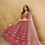 Mehvish Bridal Art Silk Wedding Lehenga