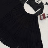 Black Boutique Georgette Lehenga