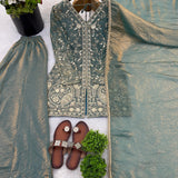 Partylook Heavy Fandy Silk Top Plazo