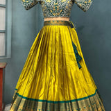 Traditional  Kanchipattu Silk Lehenga
