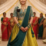 Traditional  Kanchipattu Silk Lehenga