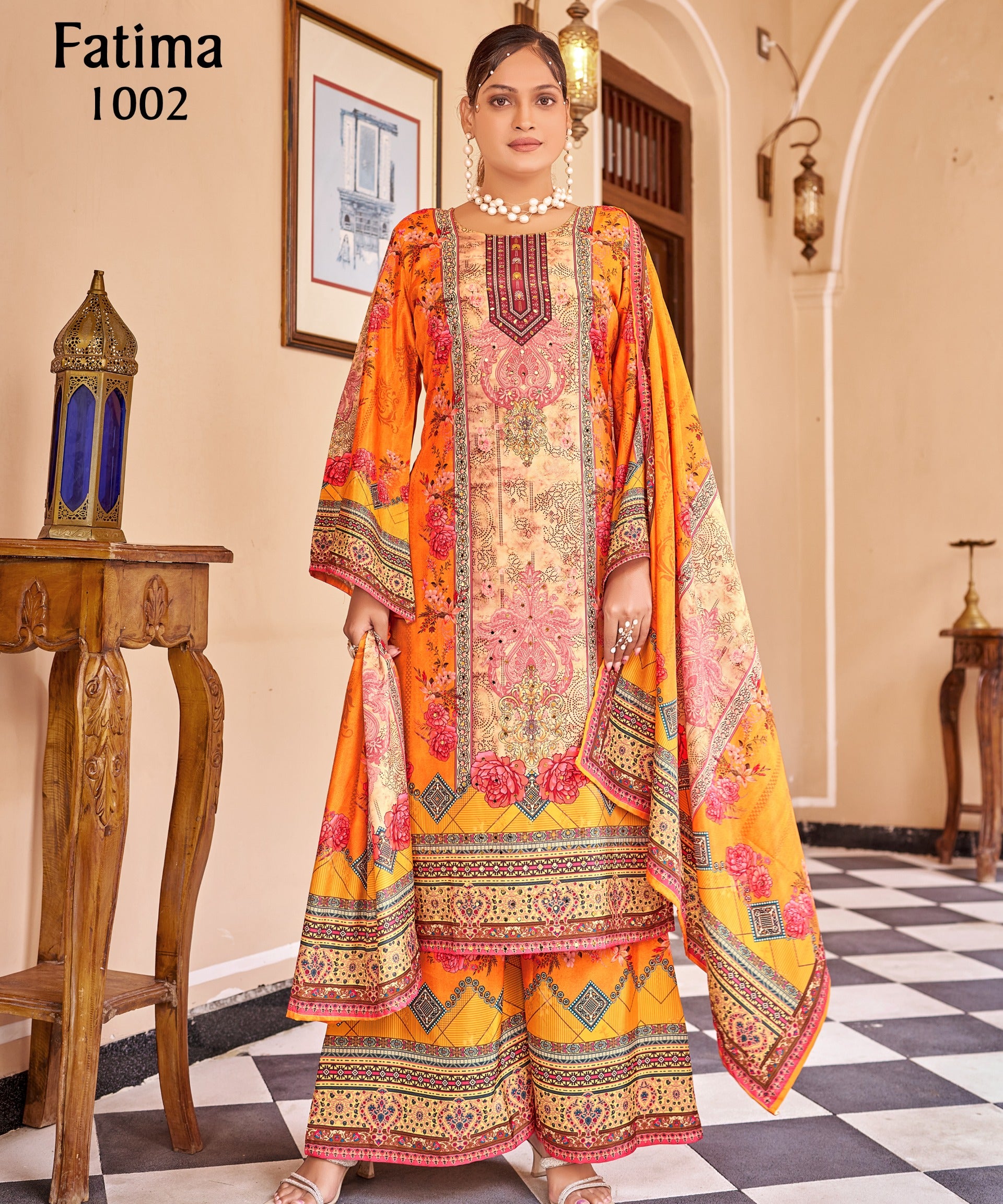 PLUS SIZE FATIMA PAKISTANI SUIT