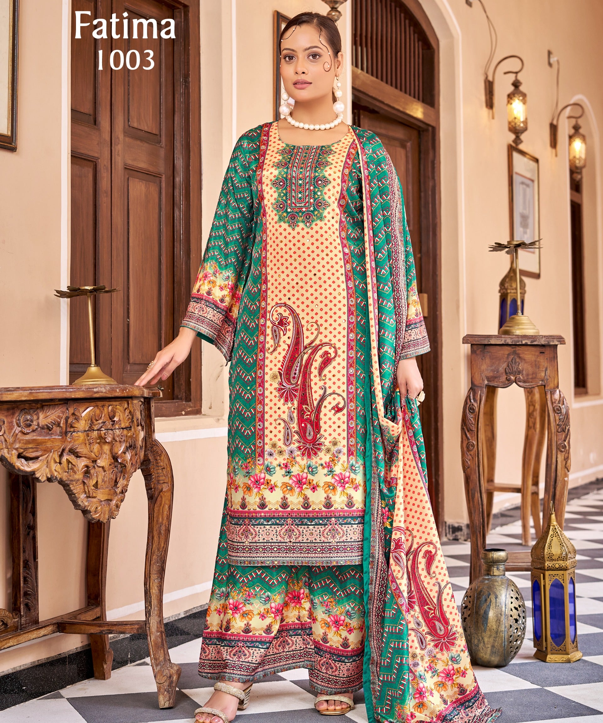 PLUS SIZE FATIMA PAKISTANI SUIT