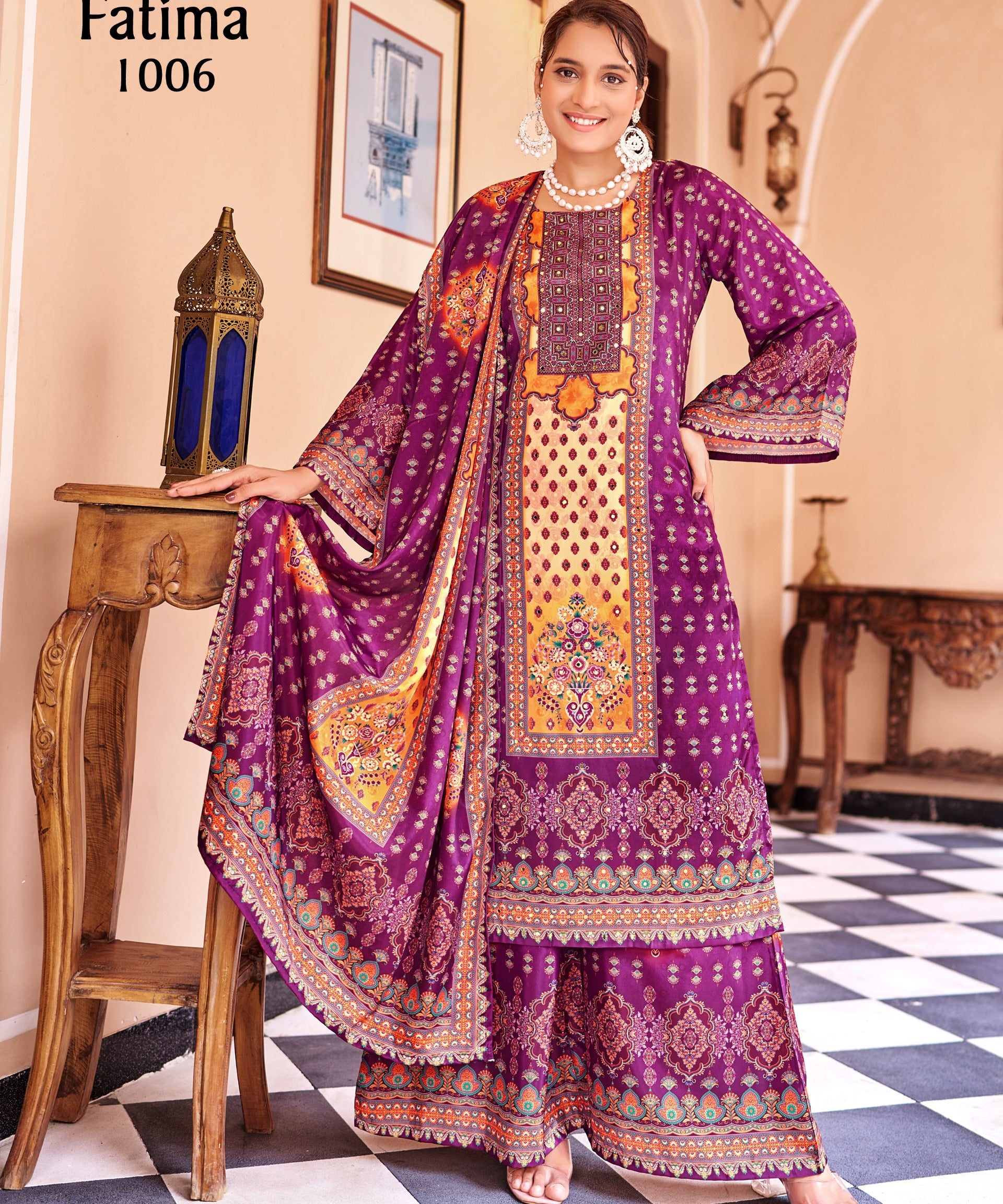 PLUS SIZE FATIMA PAKISTANI SUIT