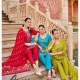 PLUS SIZE ARISSA KURTI PANT DUPPATA