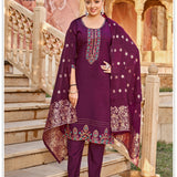 PLUS SIZE ARISSA KURTI PANT DUPPATA