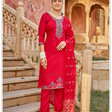 PLUS SIZE ARISSA KURTI PANT DUPPATA