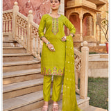 PLUS SIZE ARISSA KURTI PANT DUPPATA