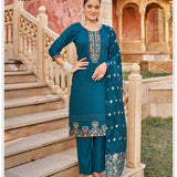 PLUS SIZE ARISSA KURTI PANT DUPPATA