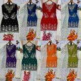 PLUS SIZE TOP PLAZO DUPPTA