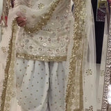 Blooming Embroidered Dhoti Salwar