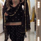 Blooming Embroidered Dhoti Salwar