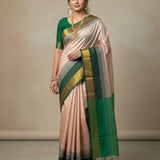 Kottanji Cotton Silk Uniform Saree