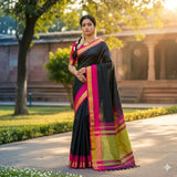 Kottanji Cotton Silk Uniform Saree