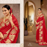 Zarkashi Banrasi Katan Silk Saree