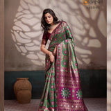 Heritage Meenakari Soft Silk Saree