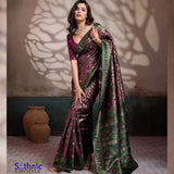Heritage Meenakari Soft Silk Saree