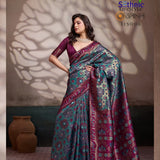 Heritage Meenakari Soft Silk Saree