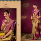 Shimmering Banarasi Katan Silk Saree