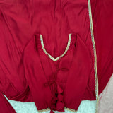 Wedding Roman Silk Anarkali Gown