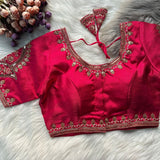 Premium Italian Silk Saree Blouse