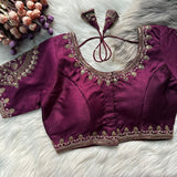 Premium Italian Silk Saree Blouse