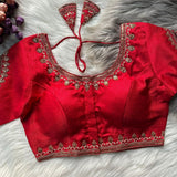 Premium Italian Silk Saree Blouse