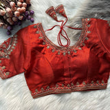 Premium Italian Silk Saree Blouse