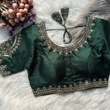 Premium Italian Silk Saree Blouse