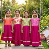 Pinkky Traditional Kids Gown