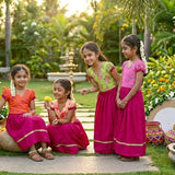 Pinkky Traditional Kids Gown