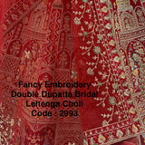 Royal Wedding Embroidered Silk Lehenga
