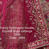 Royal Wedding Embroidered Silk Lehenga