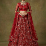 Adorn Bridal Net Lehenga Choli