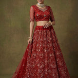 Adorn Bridal Net Lehenga Choli