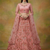 Adorn Bridal Net Lehenga Choli