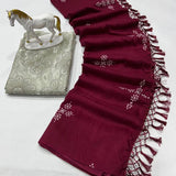 Presenting Muslin Cotton Silk Saree