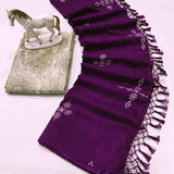 Presenting Muslin Cotton Silk Saree