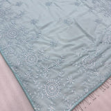 Blockbuster Sky Embroidered Saree