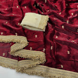 Anmol Space Satin Embroidered Saree