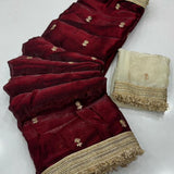 Anmol Space Satin Embroidered Saree