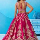 Noor-E-Zari Bridal Silk Lehenga