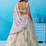Crafted Bridal Wedding Tissue Lehenga