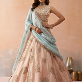 Crafted Bridal Wedding Tissue Lehenga