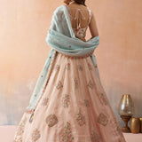 Crafted Bridal Wedding Tissue Lehenga
