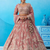Elegance Tissue Threadwork Lehenga
