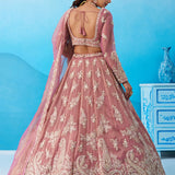 Elegance Tissue Threadwork Lehenga