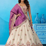 Shimmering Bridal Wedding Silk Lehenga